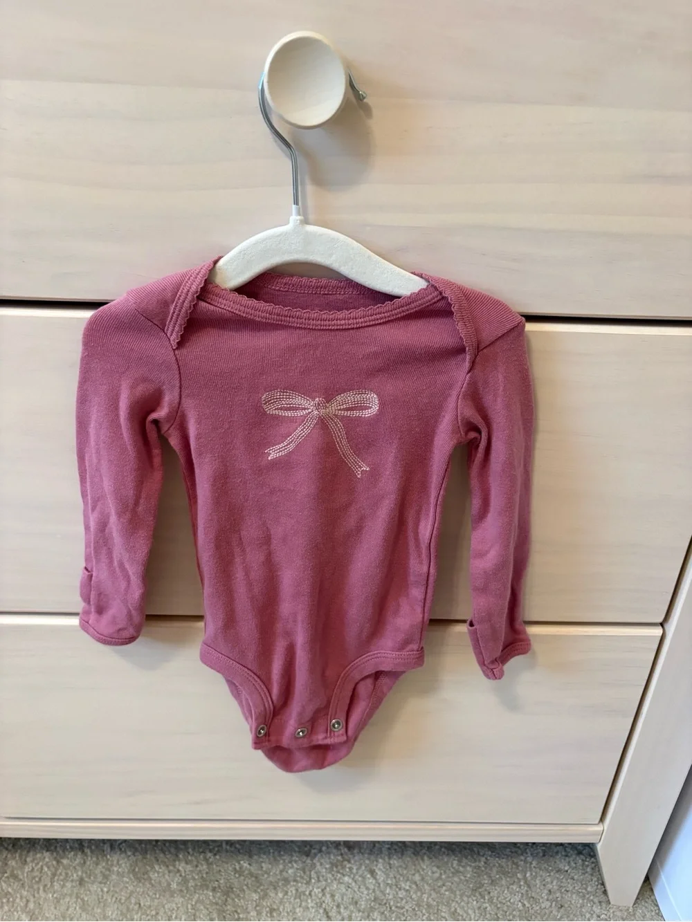 Carter's Pink Crewneck Bodysuit